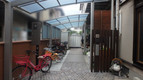 茨木F様邸外構リフォーム工事完成写真1