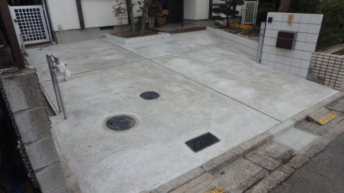 大阪府高槻市Y様邸門まわり全体