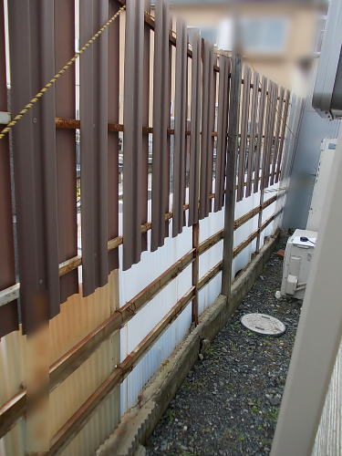 高槻市I様邸 フェンスやり替え工事着工前