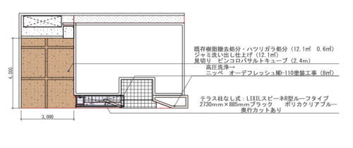 大阪府高槻市S様邸外構リフォーム 図面