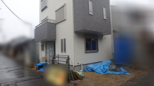 寝屋川市W様邸新築外構工事開始