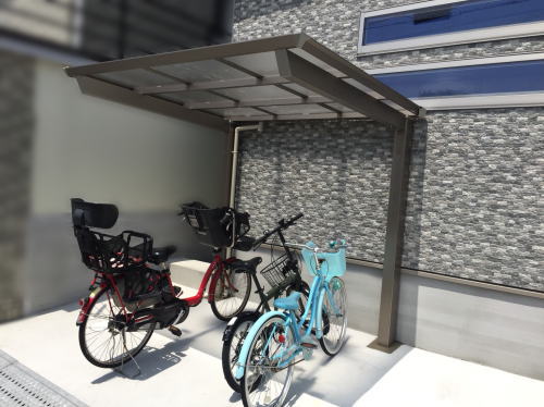 大阪府箕面市 サイクルポート設置後
