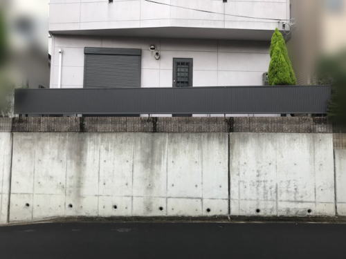 大阪府吹田市G様邸 フェンス設置工事前