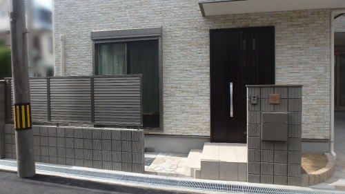 大阪高槻O様邸 新築外構