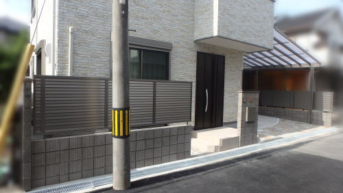 大阪高槻O様邸 新築外構