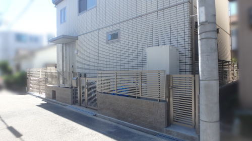 大阪高槻M様邸 新築外構工事完了