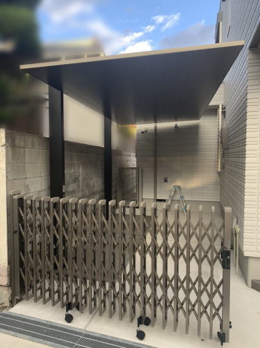 大阪府枚方市N様邸 カーポート設置後
