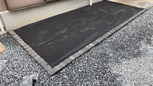 大阪高槻 人工芝専用防草シートタフストップ(ユニオンビズ)