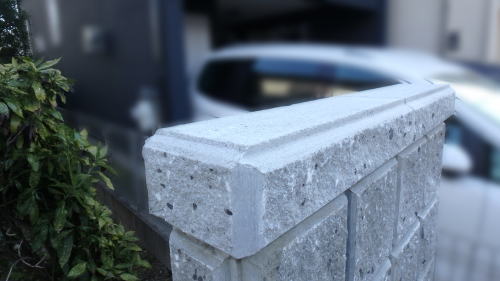 大阪府茨木リブ笠木(太陽エコブロックス)