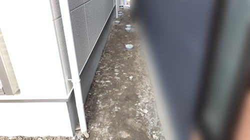大阪茨木 建物周囲整地