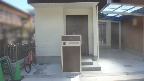 大阪茨木 新築外構 門まわり