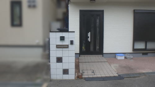 大阪府高槻市A様邸 門柱リフォーム後