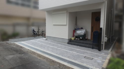大阪茨木M様邸 新築外構工事完了