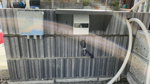 兵庫西宮 門柱ブロック積み
