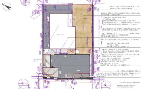 兵庫県西宮市M様邸 新築外構工事図面