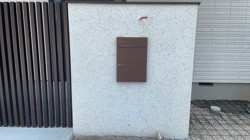 大阪茨木 門柱塗装仕上げ