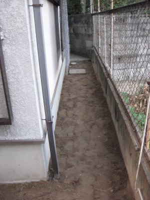 犬走り施工