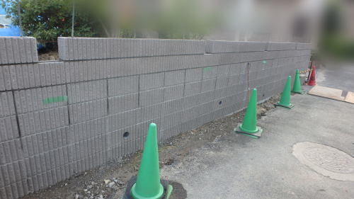 化粧ブロック2段積み