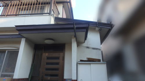 大阪交野 外構リフォーム テラス屋根撤去