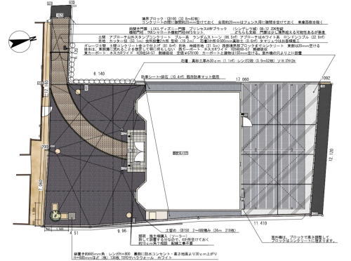 大阪府高槻市O様邸 新築外構工事 図面