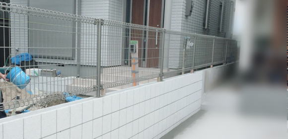 大阪豊中 ブロック塀目地処理