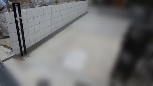 大阪豊中 ブロック塀目地処理