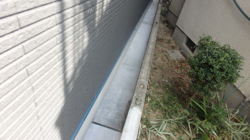 大阪高槻 建物周囲 犬走り打設