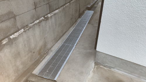 大阪枚方 外構リフォーム 土間コンクリート打設