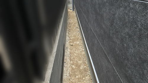 LIXIL大阪高槻 ベランダ屋根設置 スピーネR型 造付屋根タイプ 自在桁/シャイングレー ポリカ屋根/クリアマット(LIXIL)
