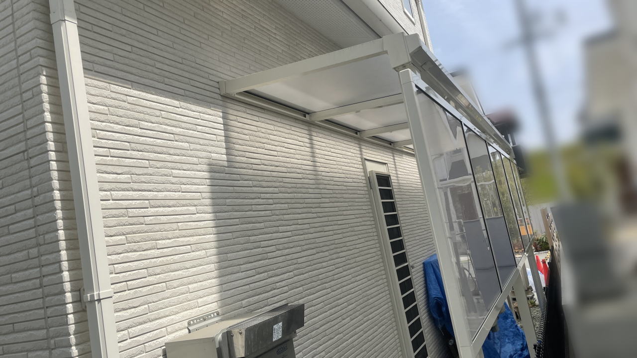 大阪府高槻市Y様邸 外構リフォーム テラス屋根