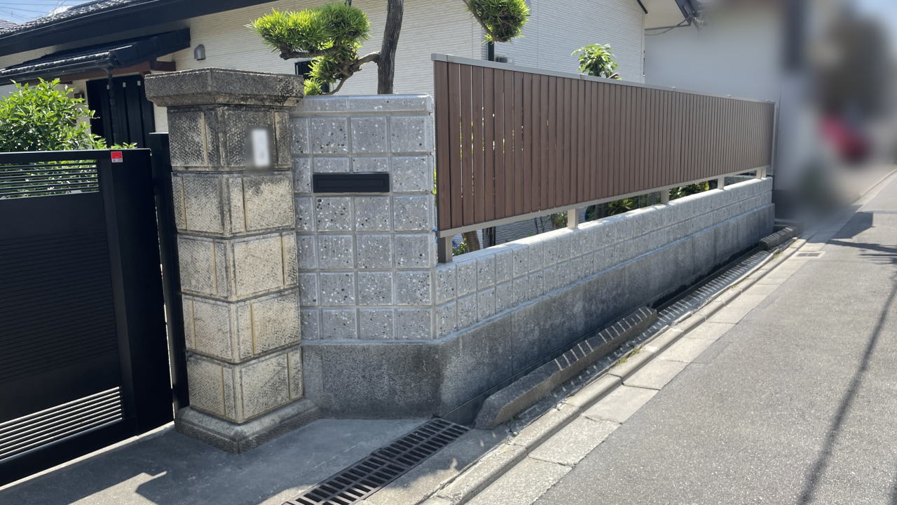 大阪府高槻市O様邸 南西側
