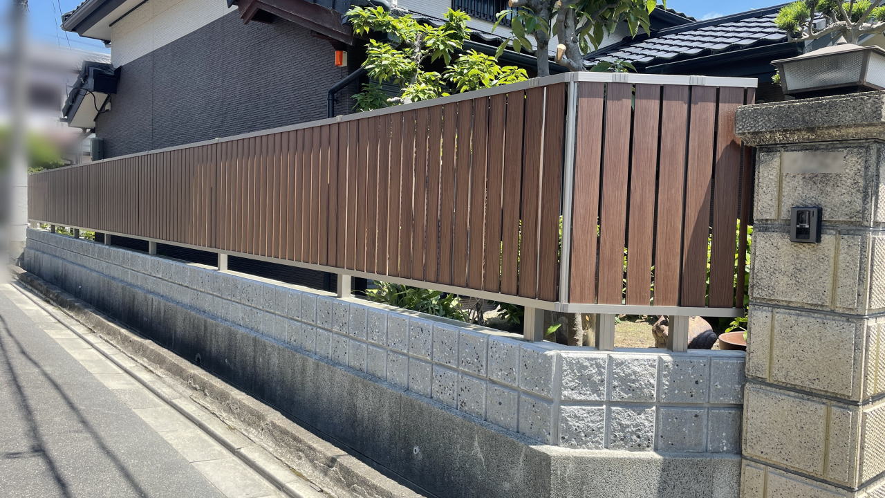 大阪府高槻市O様邸 北西側